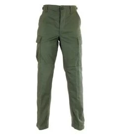 Olive Poly Cotton Battle Ripstop BDU Pants
