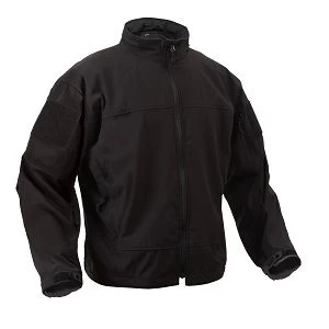 Black Covert Ops Light Weight Soft Shell Jacket 2 Black Covert Ops Light Weight Soft Shell Jacket - Image 2