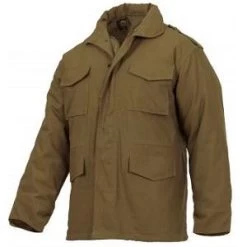 Coyote Brown M-65 Field Jacket With Liner