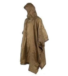 Coyote Wet Weather Poncho 1 Coyote Wet Weather Poncho
