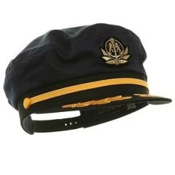 Deluxe Adjustable Captains Yacht Cap -Fashion-Military Uniform deluxe adjustable yacht cap 7