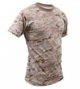 Desert Digital Camouflage T-Shirt 2 Desert Digital Camouflage T-Shirt - Image 2