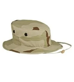 3 Color Desert Camo Cotton Ripstop Boonie Hats