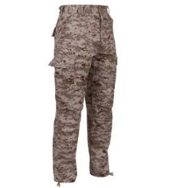 Desert Digital Camo BDU Pants -Fashion-Military Uniform desert digital camo pants front