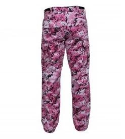 Pink Digital Camo BDU Pants -Fashion-Military Uniform digital pink camo pants back