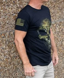 Camo Skull T-Shirt -Fashion-Military Uniform dsc 4469