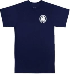 Navy Blue 2-Sided EMT T Shirt
