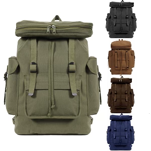 Canvas European Rucksack Heavy Duty Backpack 7 Canvas European Rucksack Heavy Duty Backpack - Image 7