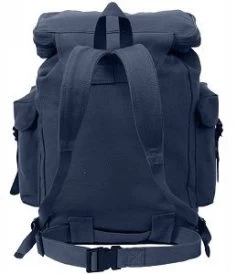 Canvas European Rucksack Heavy Duty Backpack 10 Canvas European Rucksack Heavy Duty Backpack -Fashion-Military Uniform european rucksack navy