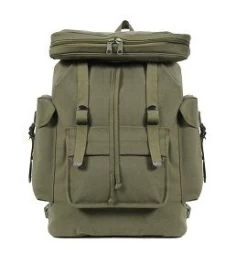 Canvas European Rucksack Heavy Duty Backpack 11 Canvas European Rucksack Heavy Duty Backpack -Fashion-Military Uniform european rucksack od green large
