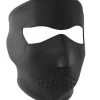 Full Black Neoprene Face Mask