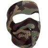 Full Woodland Camo Neoprene Face Mask