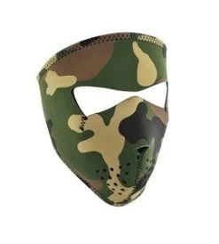 Kids Woodland Camo Neoprene Face Mask