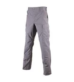 Light Grey Poly Cotton Ripstop Fatigue Pants -Fashion-Military Uniform grey bdu pants 3