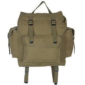 Heavyweight Cotton Canvas Hiker's Rucksack Backpack 2 Heavyweight Cotton Canvas Hiker's Rucksack Backpack - Image 2
