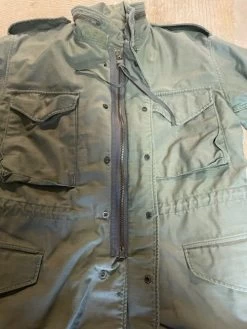 USED OLIVE DRAB VINTAGE ORIGINAL M65 FIELD JACKET 5 USED OLIVE DRAB VINTAGE ORIGINAL M65 FIELD JACKET -Fashion-Military Uniform img 1556 p4236 s g20614 z500