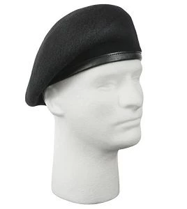 US Military Wool Black Beret 2 US Military Wool Black Beret - Image 2
