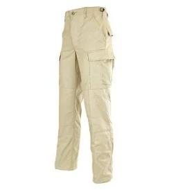Khaki Poly/Cotton Twill BDU Pants 6 Khaki Poly/Cotton Twill BDU Pants -Fashion-Military Uniform khaki bdu pants side