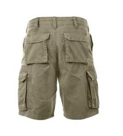 Khaki Vintage Paratrooper, Zipper Fly, Six Pockets - Cargo Shorts 10 Khaki Vintage Paratrooper, Zipper Fly, Six Pockets - Cargo Shorts -Fashion-Military Uniform khaki vintage paratrooper cargo shorts back