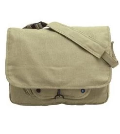Stonewashed Khaki Vintage Paratrooper Bag