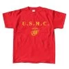 USMC DISTRESSED LOGO T-SHIRT