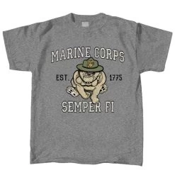 Marines Retro Mascot T-SHIRT