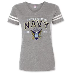 US Navy Ladies Crow EST. 1775 T-Shirt