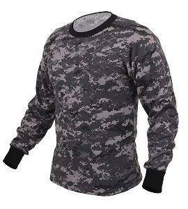Long Sleeve Subdued Urban Digital Camo T-Shirt 1 Long Sleeve Subdued Urban Digital Camo T-Shirt