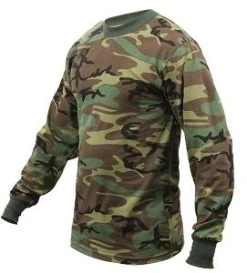 Long Sleeve Camo T-Shirt -Fashion-Military Uniform long sleeve camo tshirt 1