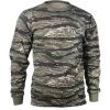 Long Sleeve Tiger Stripe Camo T-Shirt