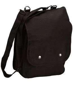 Military Canvas Map Bag W/ Adjustable Shoulder Strap 3 Military Canvas Map Bag W/ Adjustable Shoulder Strap - Image 3