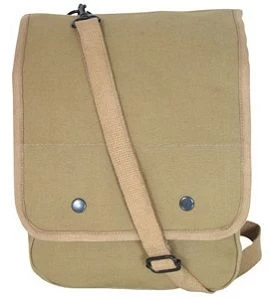 Military Canvas Map Bag W/ Adjustable Shoulder Strap 4 Military Canvas Map Bag W/ Adjustable Shoulder Strap - Image 4