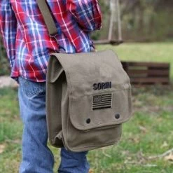 Military Canvas Map Bag W/ Adjustable Shoulder Strap 19 Military Canvas Map Bag W/ Adjustable Shoulder Strap -Fashion-Military Uniform map bag main customized