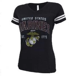 Marines Ladies Eagle Globe & Anchor EST. 1775 T-Shirt