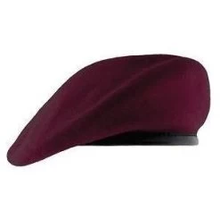 US Military Wool Maroon Beret -Fashion-Military Uniform maroon beret army