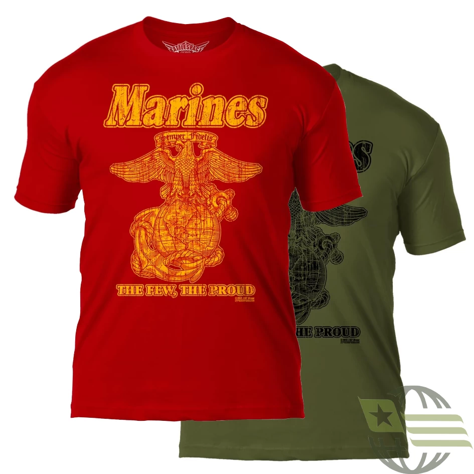 USMC 'Retro' Men's T-Shirt 1 USMC 'Retro' Men's T-Shirt