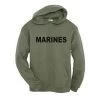 Military Green Marines Hoodie Sweatshirt