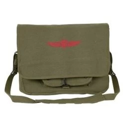 Military HW Canvas Israeli Paratrooper Messenger Bag -Fashion-Military Uniform military israeli paratrooper bag w jump wings 8