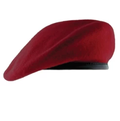US Military Wool Red Beret -Fashion-Military Uniform military red beret