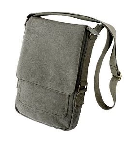 Vintage Canvas Military Tech Bag For Tablet Or IPad 5 Vintage Canvas Military Tech Bag For Tablet Or IPad - Image 5