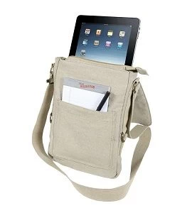Vintage Canvas Military Tech Bag For Tablet Or IPad 2 Vintage Canvas Military Tech Bag For Tablet Or IPad - Image 2
