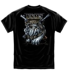 USMC - Never Retreat Never Surrender T-Shirt 2 USMC - Never Retreat Never Surrender T-Shirt - Image 2