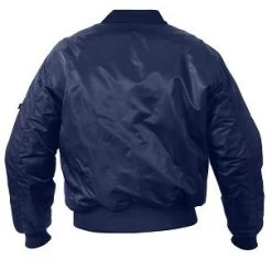 Navy Blue MA-1 Flight Jacket 7 Navy Blue MA-1 Flight Jacket -Fashion-Military Uniform navy ma 1 flight jacket c