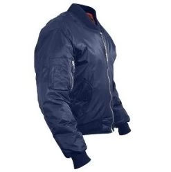 Navy Blue MA-1 Flight Jacket 8 Navy Blue MA-1 Flight Jacket -Fashion-Military Uniform navy ma 1 flight jacket e