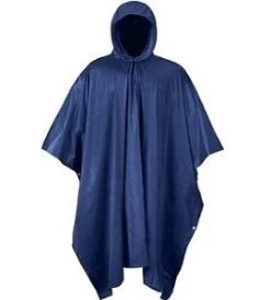 Navy Blue Military Style Rip-stop Wet Weather Poncho