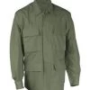 Olive Drab 100% Cotton Ripstop Fatigue Shirt