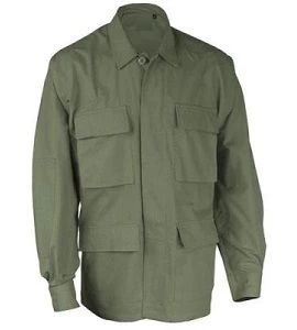 Olive Drab 100% Cotton Ripstop Fatigue Shirt 1 Olive Drab 100% Cotton Ripstop Fatigue Shirt