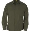 Poly Cotton Twill Olive Green BDU Shirt