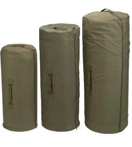 Olive Zippered Canvas Duffel Bags Attached D Ring - Heavyweight Duffle 1 Olive Zippered Canvas Duffel Bags Attached D Ring - Heavyweight Duffle