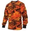 Long Sleeve Savage Orange Camo Shirt